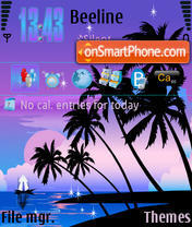 Evening tema screenshot