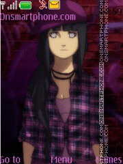 Hinata hyuga theme screenshot