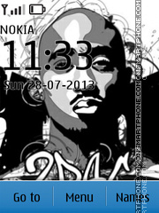 Tupac Shakur 02 theme screenshot