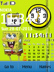 Скриншот темы Spongebob Gadgets
