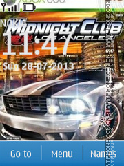 Midnight Club 03 es el tema de pantalla