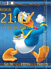 Donald Duck 21 theme screenshot