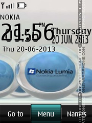 Nokia Lumia Digital tema screenshot