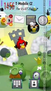 Скриншот темы Angry Birds 2027