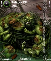 Скриншот темы Hulk zombie