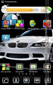 Capture d'écran BMW White thème