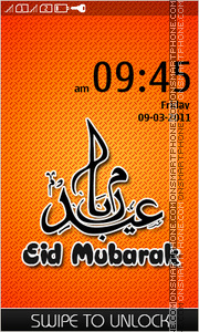 Eid Mubarak 02 es el tema de pantalla