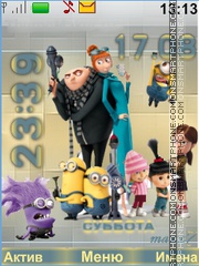 Capture d'écran Despicable Me thème