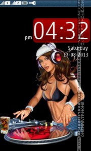 Sexy DJ theme screenshot