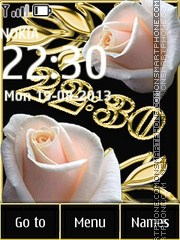 White Roses tema screenshot