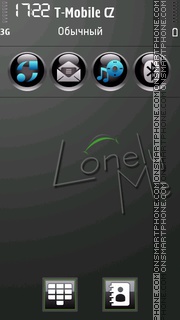 LonelyBlack tema screenshot