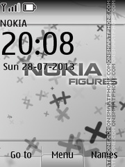 Скриншот темы Nokia Figures