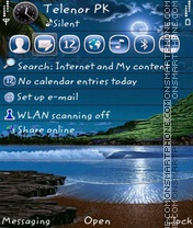 Moon Alone theme screenshot