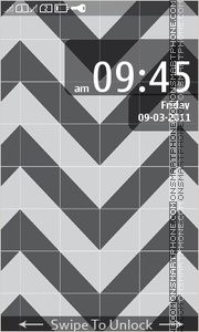 Black Pattern theme screenshot