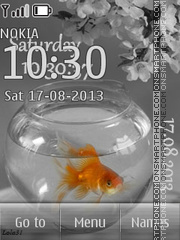 Goldfish 01 tema screenshot