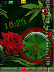 Scarlet roses tema screenshot