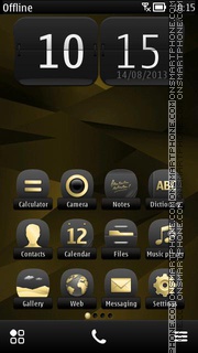 Dark Lght Belle tema screenshot