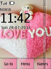 I Love You 15 tema screenshot