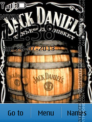 Jack Daniels Whiskey es el tema de pantalla