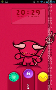 Devil God theme screenshot