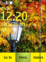 Autumn Light tema screenshot