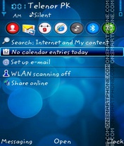 Blue tema screenshot