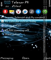 Cool blue tema screenshot