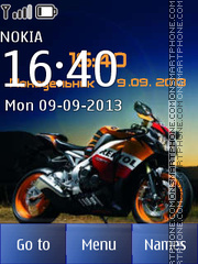 Honda Powersport Bike theme screenshot
