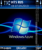 Capture d'écran Azure thème