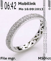 Скриншот темы Platinum ring