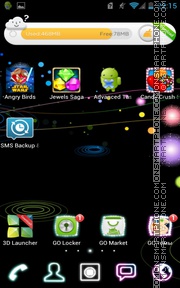 Galaxys 01 tema screenshot