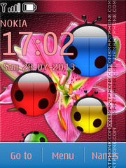 Ladybugs and Lily Theme-Screenshot