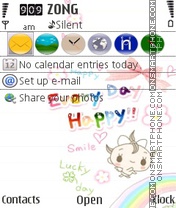 Happy day theme screenshot