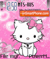 Animated Kitty tema screenshot