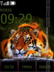 Tiger tema screenshot