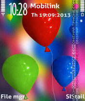 Balloons adam11 tema screenshot