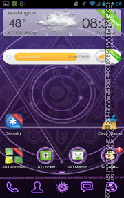 Magic Circle 01 tema screenshot