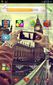 London Great Britain theme screenshot