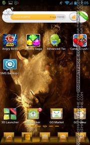 Lion 38 theme screenshot