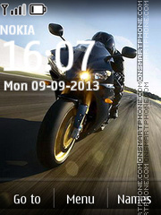 Yamaha on Highway theme screenshot