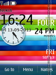 Vivid Rainbow tema screenshot