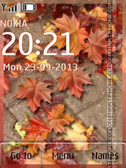 Autumn Day tema screenshot