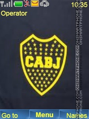 Boca Juniors theme screenshot