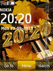 Autumn motive theme screenshot