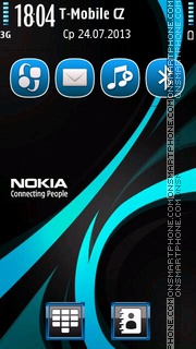 Rays Nokia theme screenshot