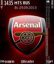 Arsenal tema screenshot