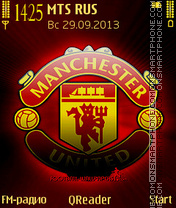 Скриншот темы Man United