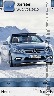 Capture d'écran Mercedes Benz Classe thème