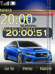 Subaru WRX theme screenshot