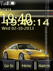 Yellow Car tema screenshot